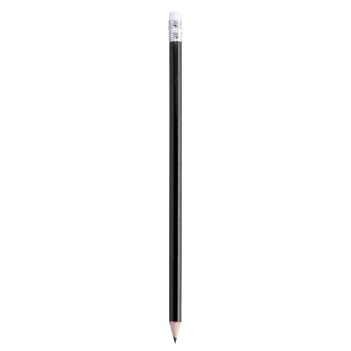 Ołówek z gumką czarny V7682-03/A 