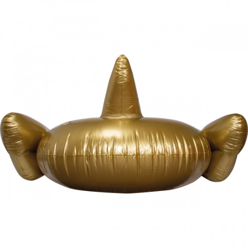 Dmuchany materac - łabędź RYAN Złoty 5525498 (5)