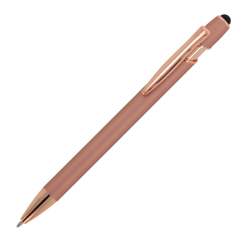 Ballpen Paris Deluxe Metal Rubberised Różowe złoto LT87783-N0045 