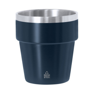 Kubek 250 ml ze stali nierdzewnej z recyklingu Granatowy
