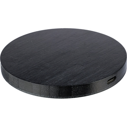 Bambusowa ładowarka bezprzewodowa Czarny V0324-03 (1)