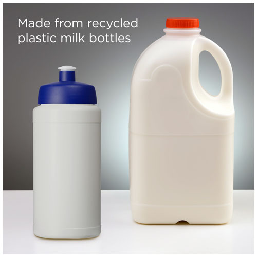 Baseline 500 ml butelka sportowa z recyklingu Biały 21044494 (4)