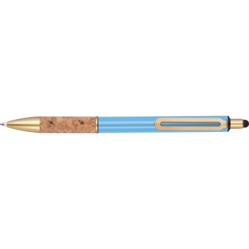 Długopis metalowy touch pen CAPRI Jasnoniebieski 369024 (2)