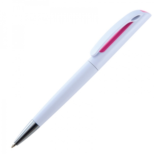 Długopis plastikowy JUSTANY różowy 091911 (2)