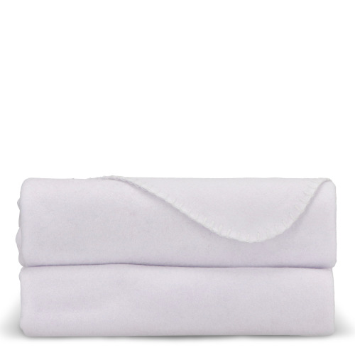 Koc polarowy OEKO-TEX®  sublimacja 130 x 170 cm 290 g/m² Biały LT90102-N0001 