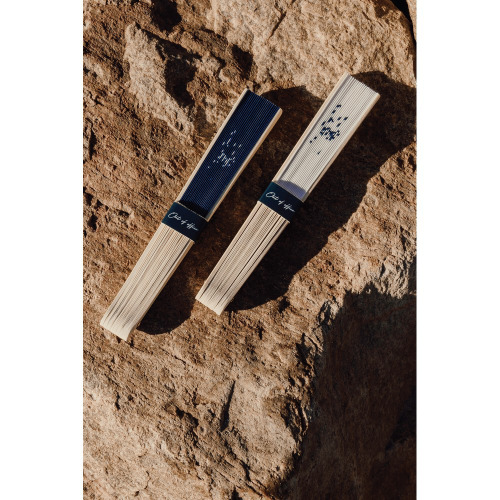 Wachlarz VINGA White, navy VG679-02 (4)