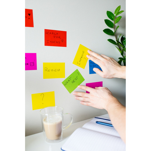 Elektrostatyczne karteczki samoprzylepne | Rolly Jasnozielony VA126-10 (7)