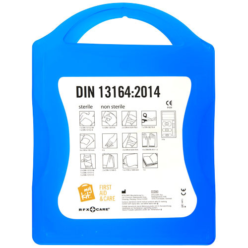 MyKit Zestaw Pierwszej Pomocy DIN Przezroczysty niebieski 1Z253102 (4)