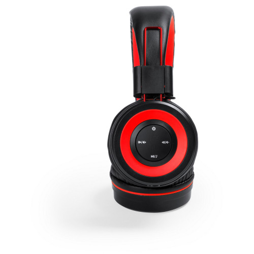 Składane bezprzewodowe słuchawki nauszne Czerwony V3803-05 (2)