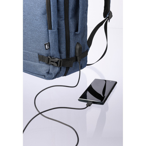 Plecak na laptopa 17" RPET Granatowy VA401-04 (13)