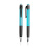 Plastikowy długopis z gumowanym uchwytem. / Hollic Sky Blue IP13154462  thumbnail