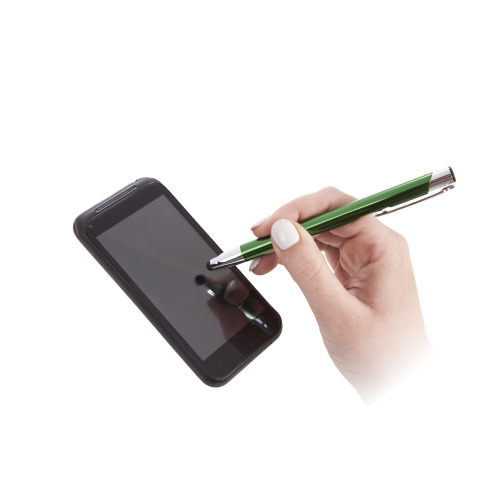Długopis, touch pen zielony V1601-06 (2)