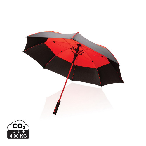 Parasol sztormowy 27", automatyczny AWARE™ RPET Czerwony P850.684 