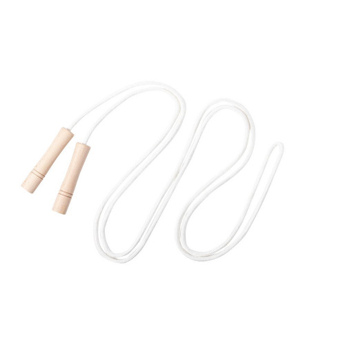 Skakanka z drewnianymi rączkami Neutralny V8366-00 