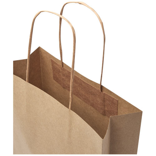 Torba z papieru Kraft ze skręconymi uchwytami – 24 x 9 x 32 cm Kraftowy brąz 1ZM00706 (5)