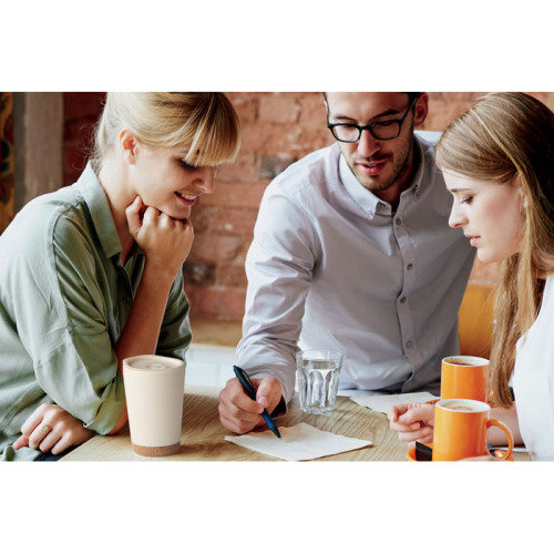 Kubek dwuścienny 300 ml Bezowy MO2446-13 (5)