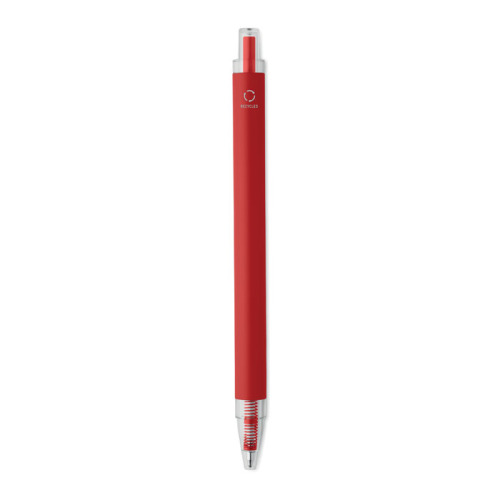 Aluminiowy długopis z rec. Czerwony MO3185-05 (4)