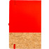 Notes A5 z elementami z korka NANTES Czerwony 139505 (4) thumbnail