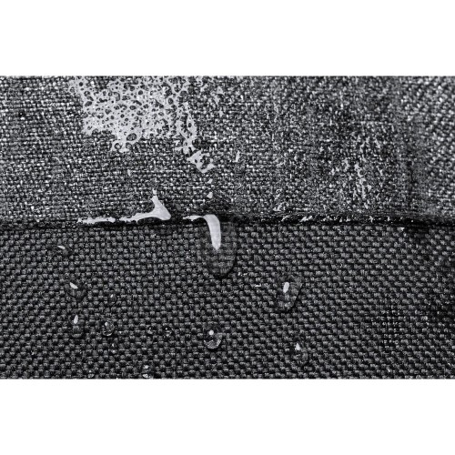 Nieprzemakalny worek ze sznurkiem RPET, połyskliwy materiał szary V8284-19 (7)