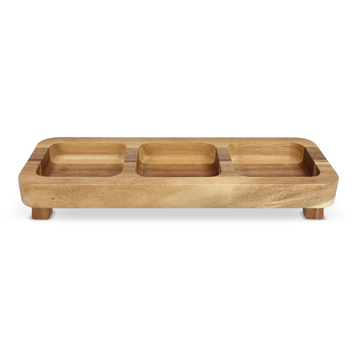 InSideOut Drewniany mini stolik na przekąski, 35 cm Drewniany LT57204-N0093 (1)