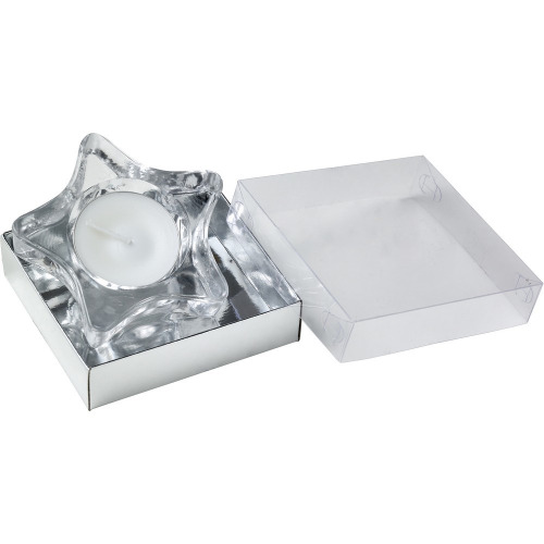 Świecznik "gwiazda" Srebrny V8821-32 (14)