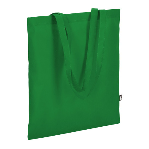 R-PET Torba transportowa z długimi uchwytami z włókniny 38 x 42 cm 75 g/m² Zielony LT91328-N0031 (1)