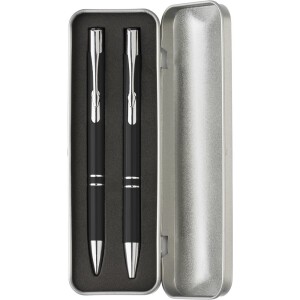 Zestaw piśmienny, długopis i ołówek mechaniczny czarny