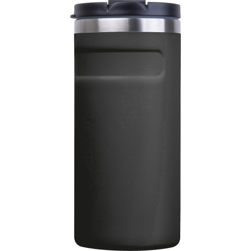 Kubek termiczny ze stali z recyklingu 450 ml SILVIO Czarny 8536503 (7)