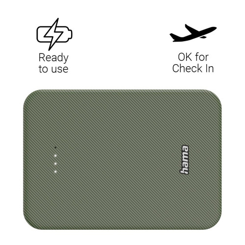 Power bank 10000 mAh Hama Power Pack Zielony VH023-06 (3)