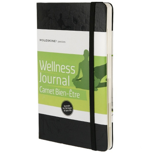 Wellness Journal - specjlany notatnik Moleskine Passion Journal Czarny VM324-03 