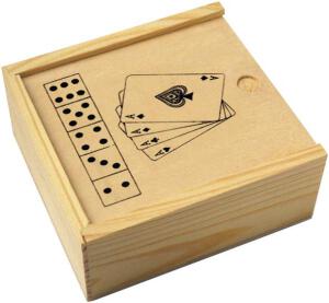 Zestaw gier: karty i kości neutralny