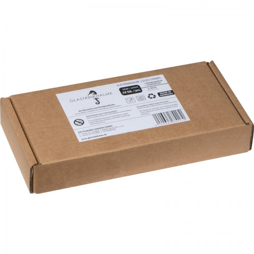 Słomka do napojów szklana 20 cm NELSON Przeźroczysty 8159966 (3)