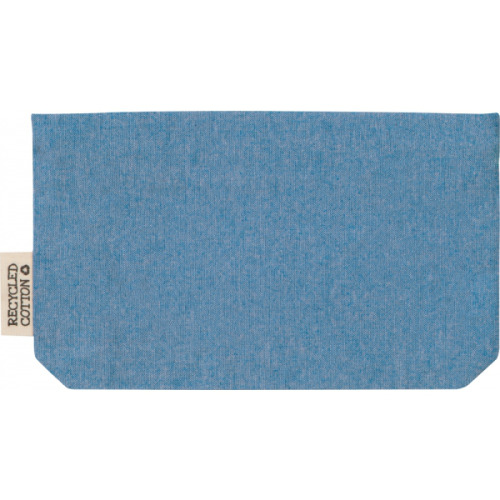 Kosmetyczka z bawełny z recyklingu 180g/m2 HARRY Niebieski 6431004 (3)