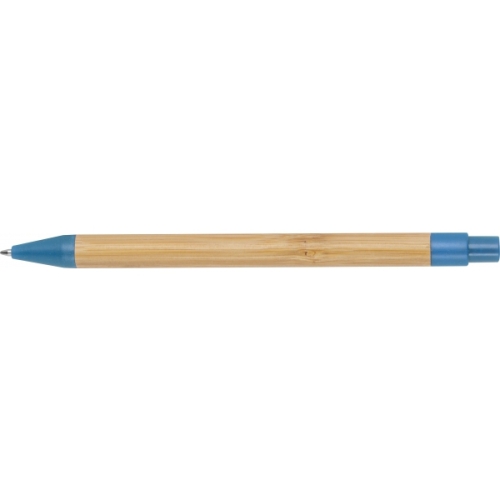 Długopis bambusowy Halle niebieski 321104 (3)