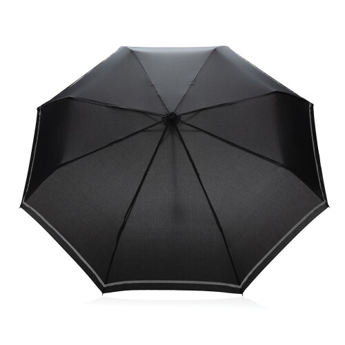 Mały parasol 20.5" Impact AWARE rPET czarny P850.541 (1)