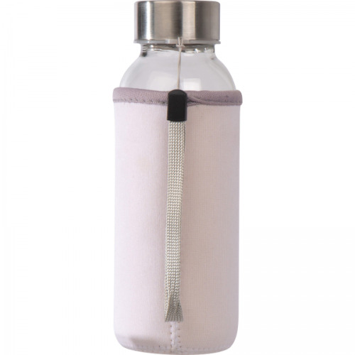 Butelka szklana z pokrowcem 300 ml LOTTE Biały 6098506 (6)