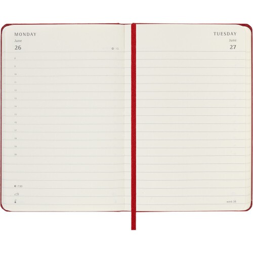 Kalendarz MOLESKINE czerwony VM292-05/2024 (3)