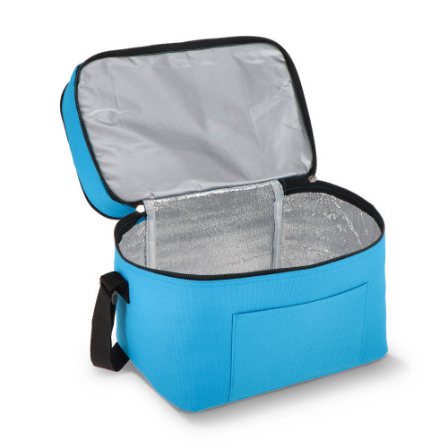 R-PET 600D Dwukomorowa torba chłodząca 30 x 20 x 24 cm 12L Jasnoniebieski LT95393-N0012 (6)