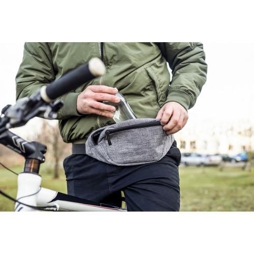 Saszetka zapinana w pasie RPET B'RIGHT | Kian Szary V0852-19 (6)