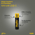 Akumulatory Aqiila USB-C typu AAA 600 mAh, zestaw 4 szt. Czarny LT45210-N0002 (4) thumbnail