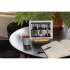 Bambusowy stojak na telefon, tablet Brązowy P301.379 (3) thumbnail
