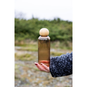 Butelka na wodę TURE, karmel/bambus