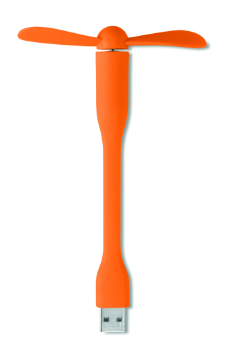 Przenośny wentylator USB pomarańczowy MO9063-10 (1)