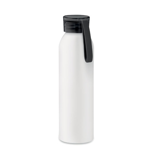 Butelka aluminiowa 600ml biały/czarny MO6469-33 