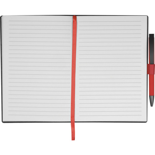 Notes A5 w linie z długopisem MERSIN Czerwony 562005 (5)