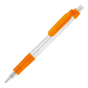 Długopis Vegetal Pen Clear przejrzysty Ecru / pomarańczowy