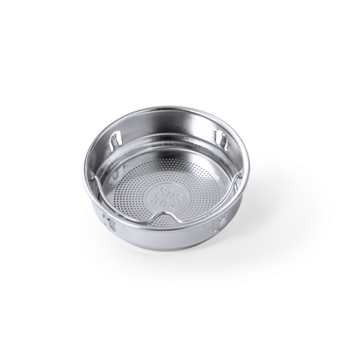 Termos 420 ml, posiada sitko zatrzymujące fusy oraz dotykowy cyfrowy wyświetlacz temperatury napojów Srebrny V0968-32 (5)