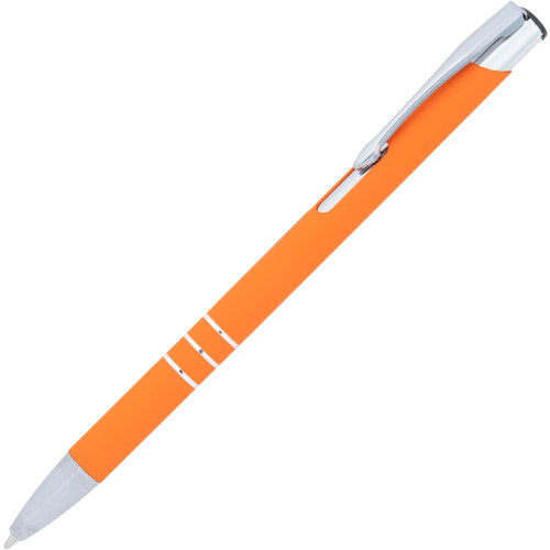 Długopis metalowy soft touch NEW JERSEY Pomarańczowy 055510 