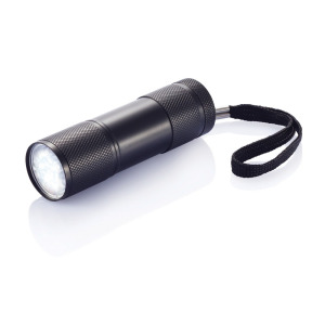 Latarka 9 LED Quattro Czarny