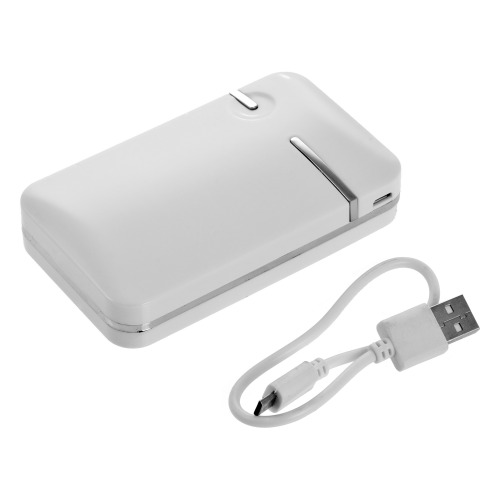 Power bank 7800 mAh, lampka LED Biały V3387-02 (1)